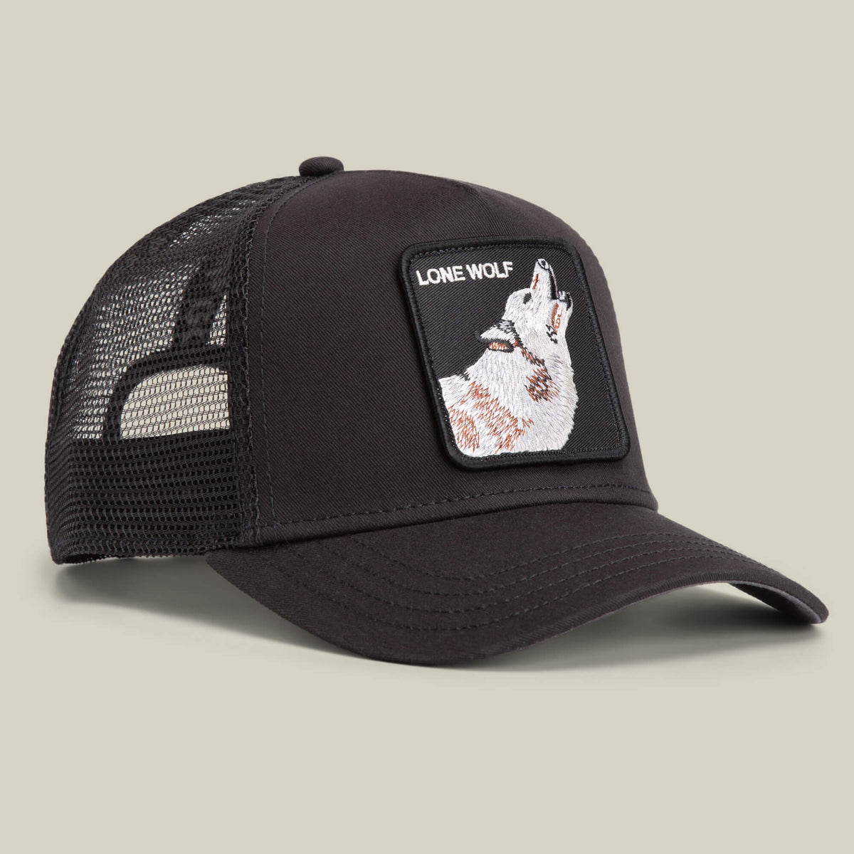 Goorin Bros Canvas Lone Wolf Nero