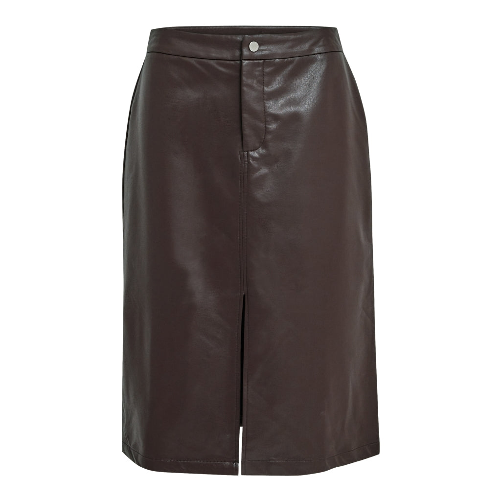 Selina Faux Leather Skirt