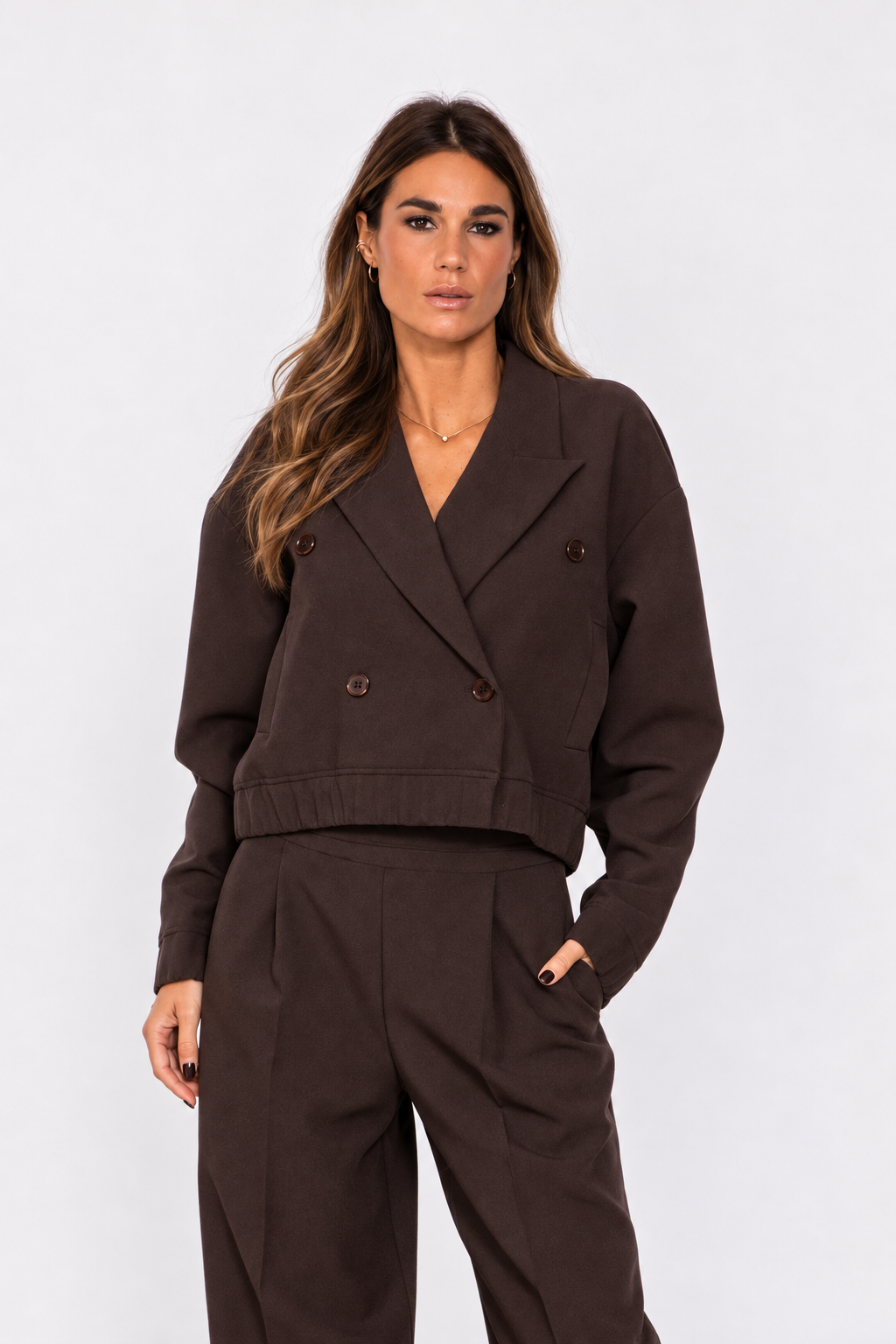 Giacca bomber doppio petto