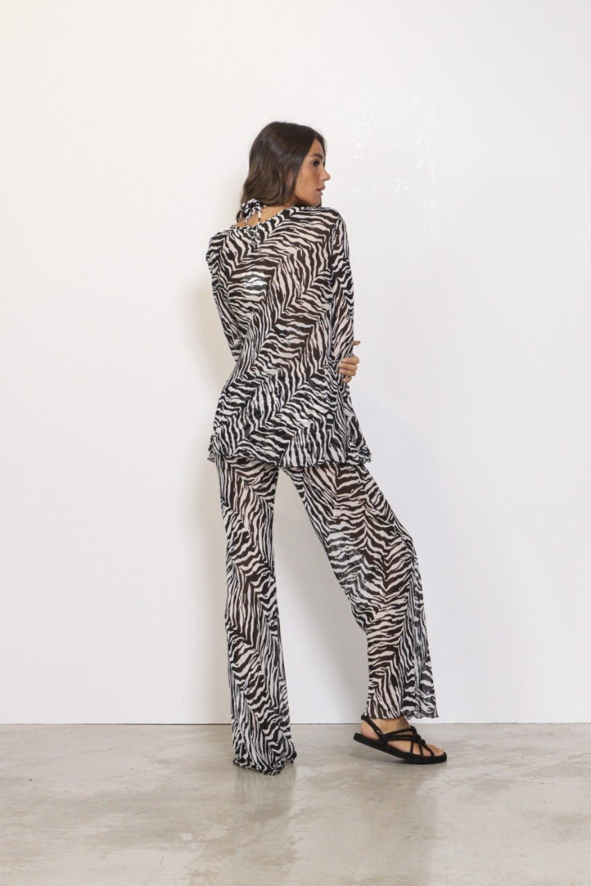 Set Blusa E Pantalone Zebrato