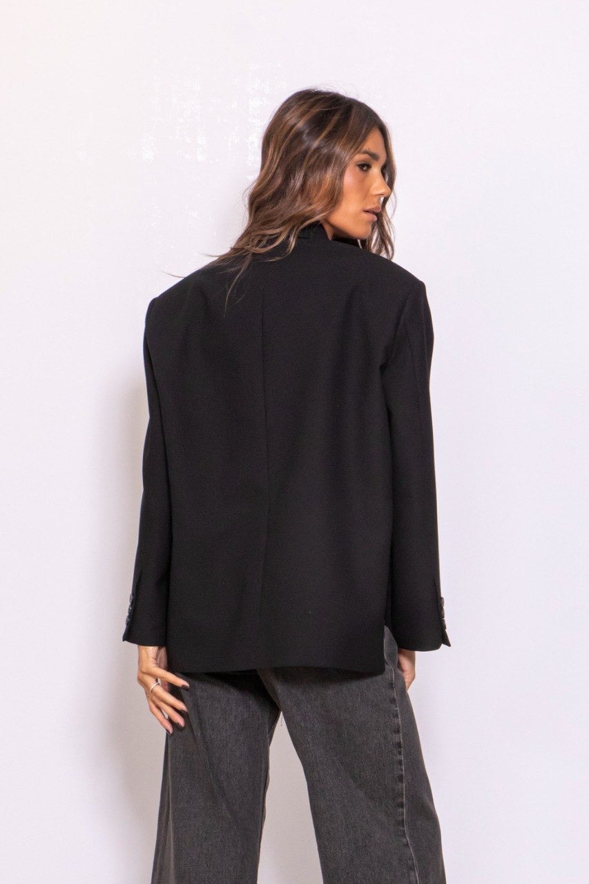 Blazer Doppiopetto Con Cintura