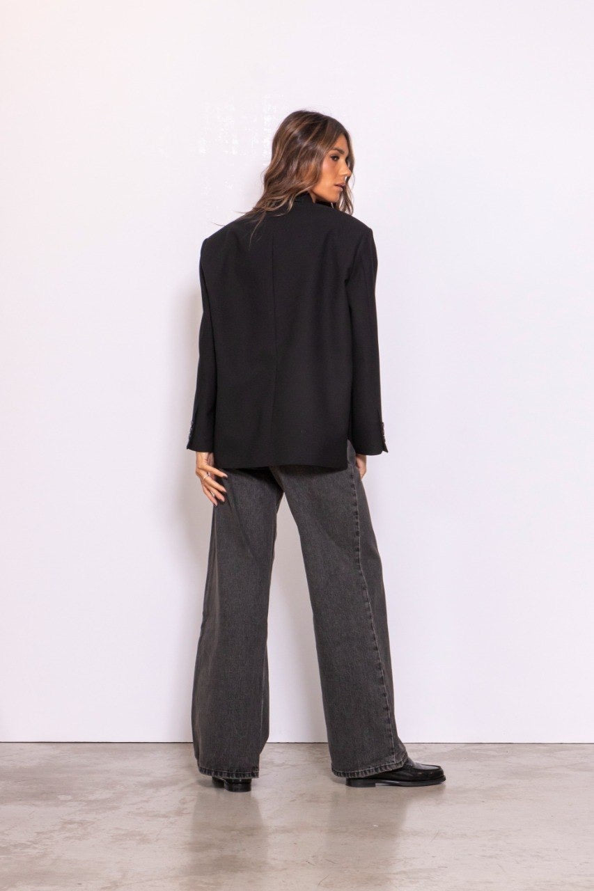 Blazer Doppiopetto Con Cintura