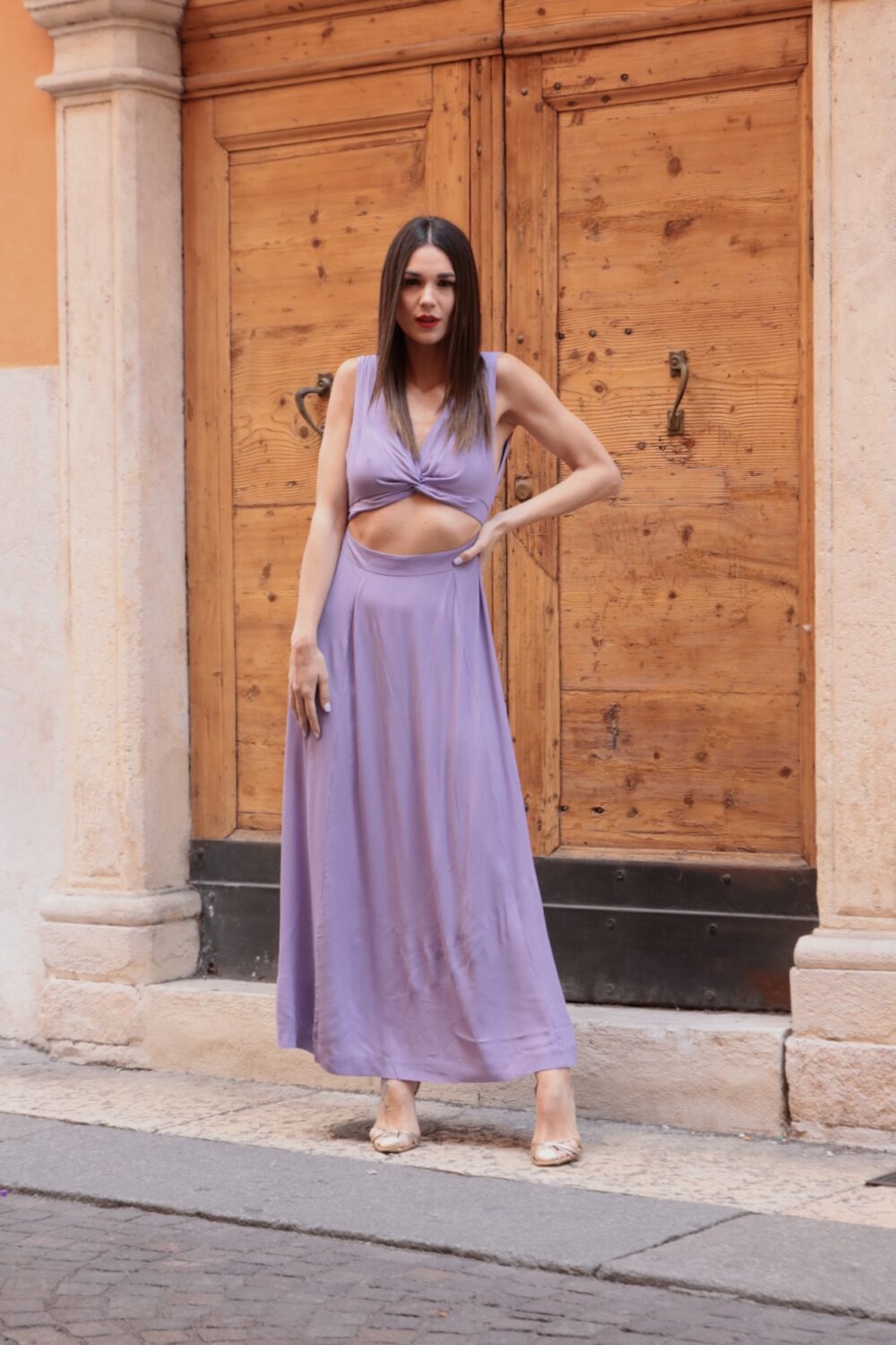 Janis Long Dress Glicine
