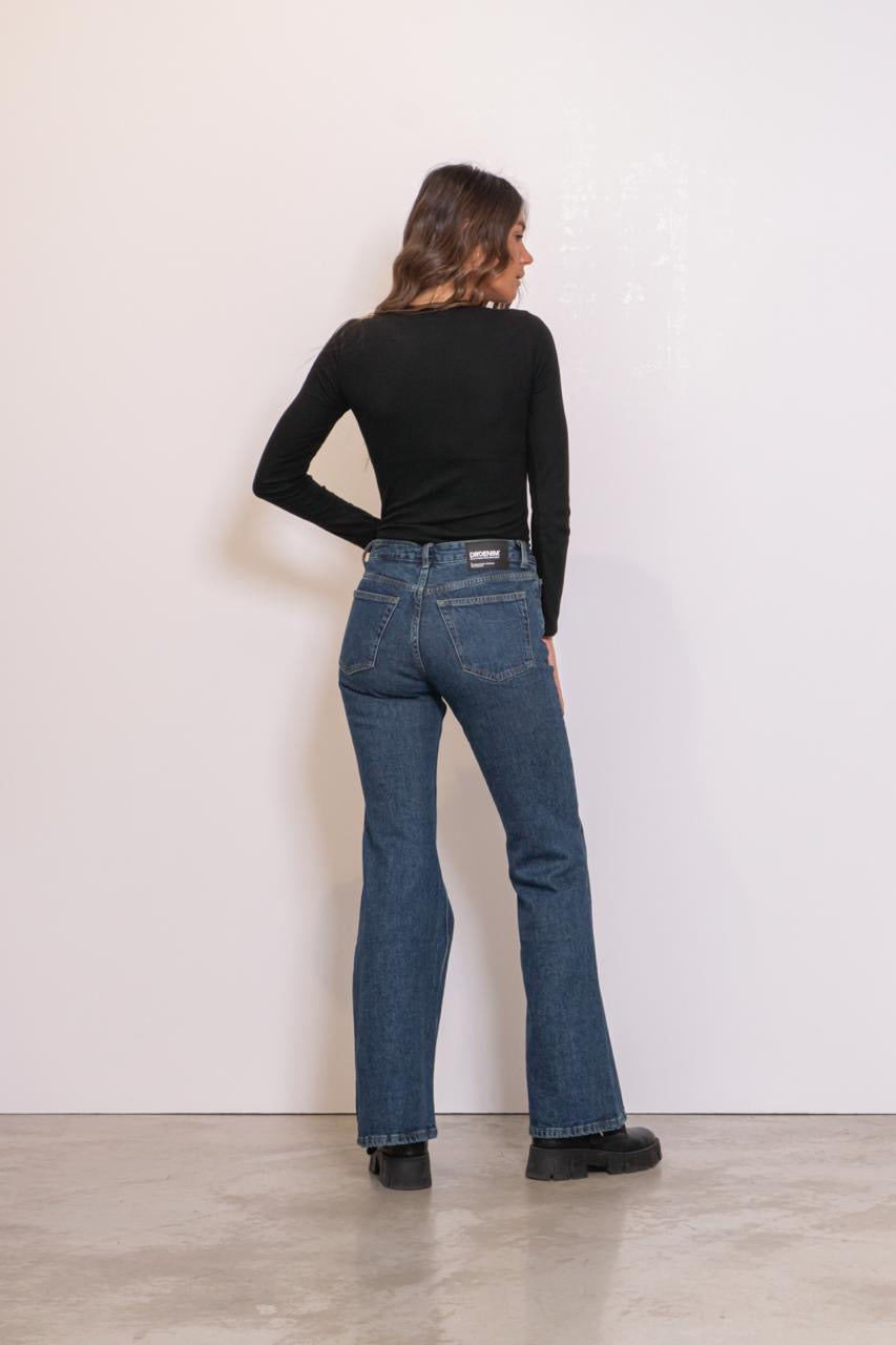 Elba Denim Jeans - Bay Dark Retro Vintage