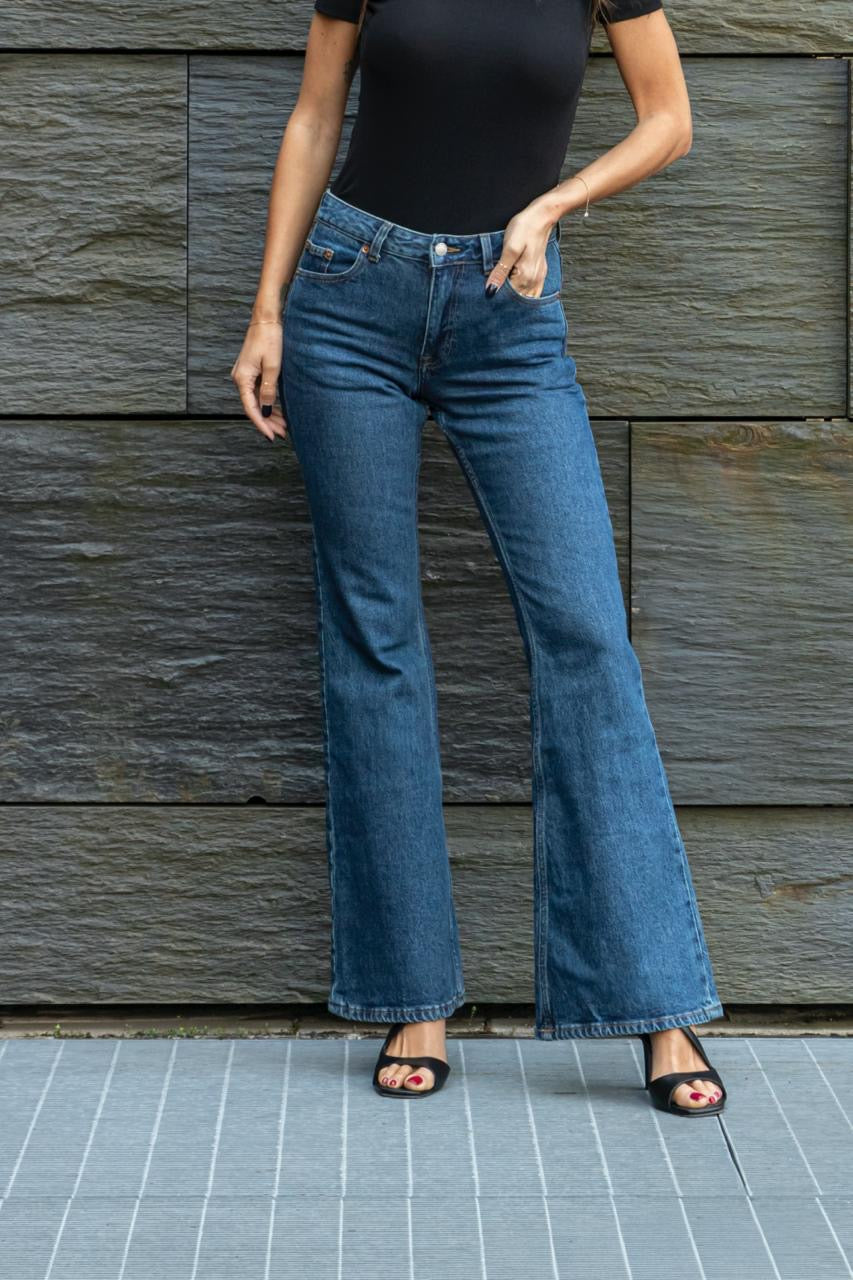 Elba Denim Jeans - Bay Dark Retro Vintage