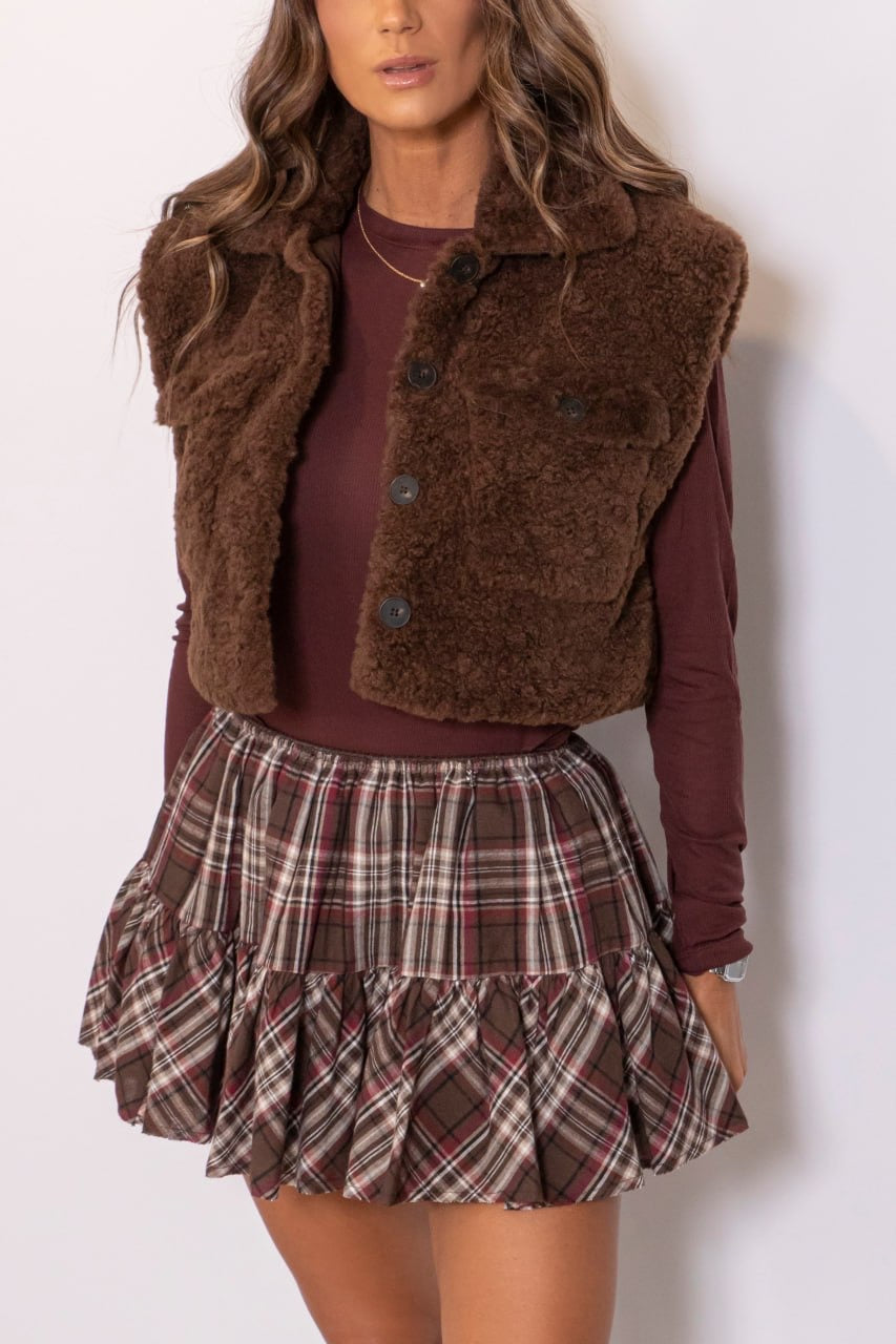 Dsparissa Faux Fur Vest