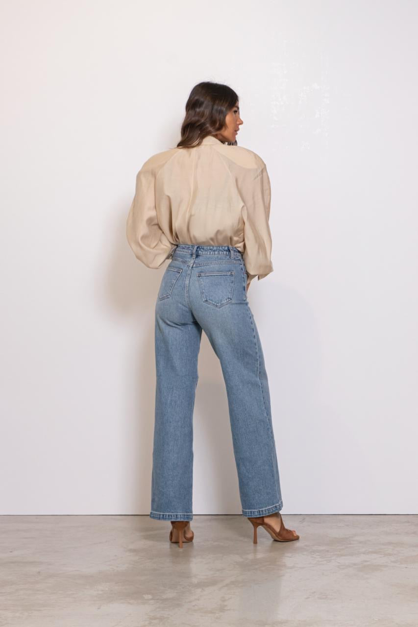 Camicia Con Tasche Applicate E Spalline Imbottite