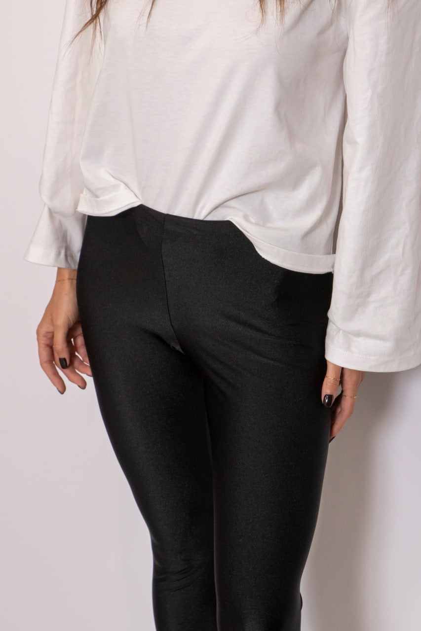 Preordine Leggings Effetto Lucido Aletta