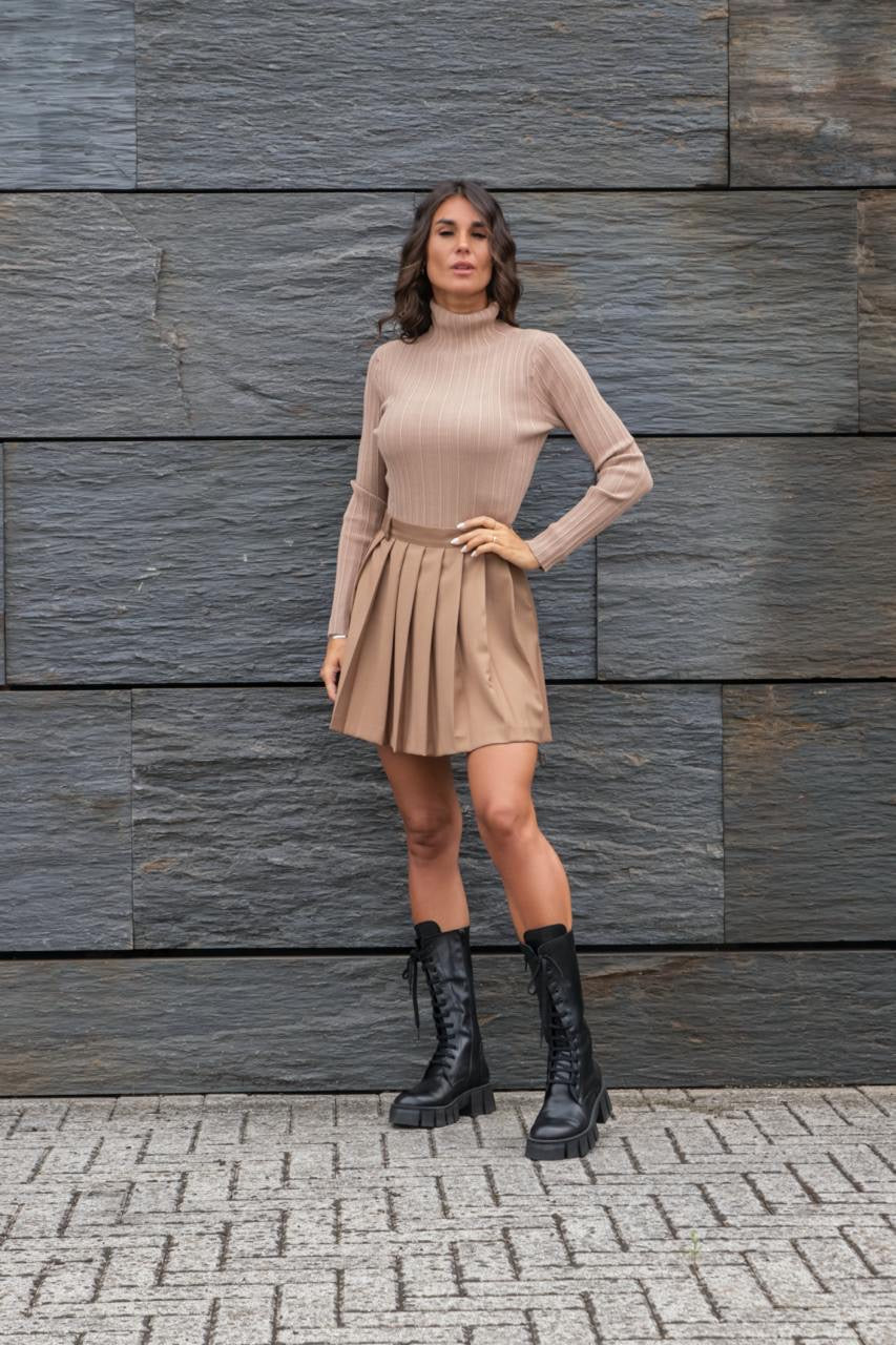 Dolcevita A Costine Beige