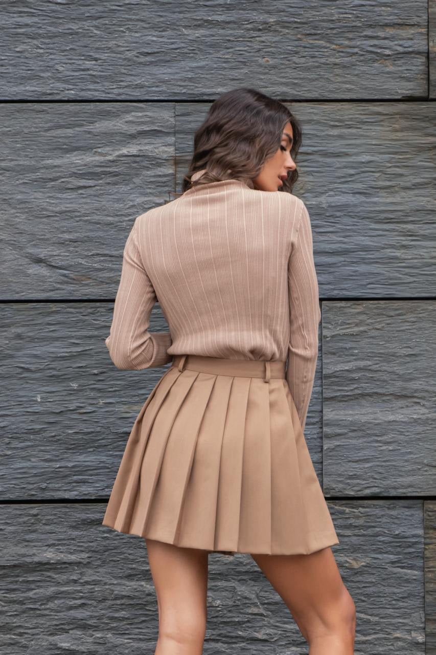 Dolcevita A Costine Beige