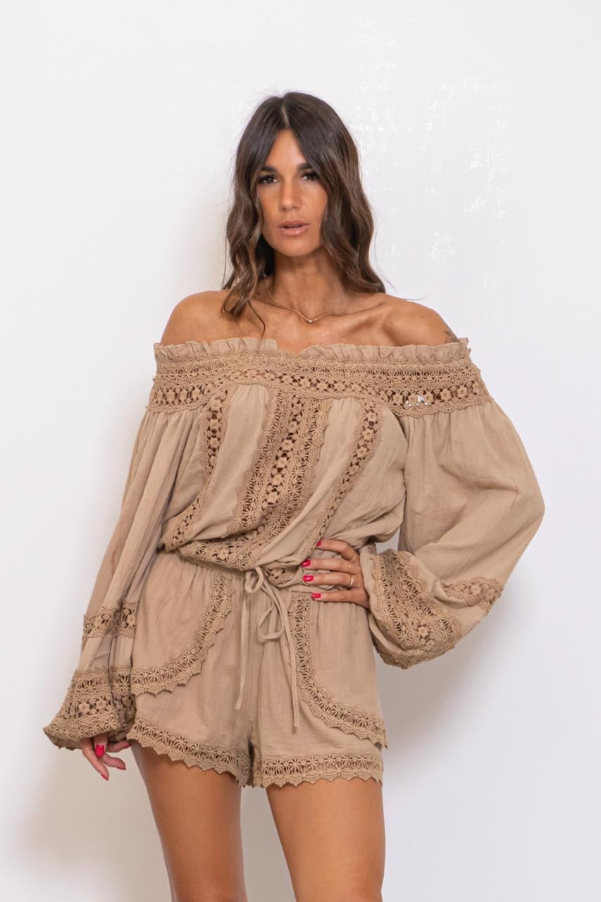 Short Sancia Ellis Taupe
