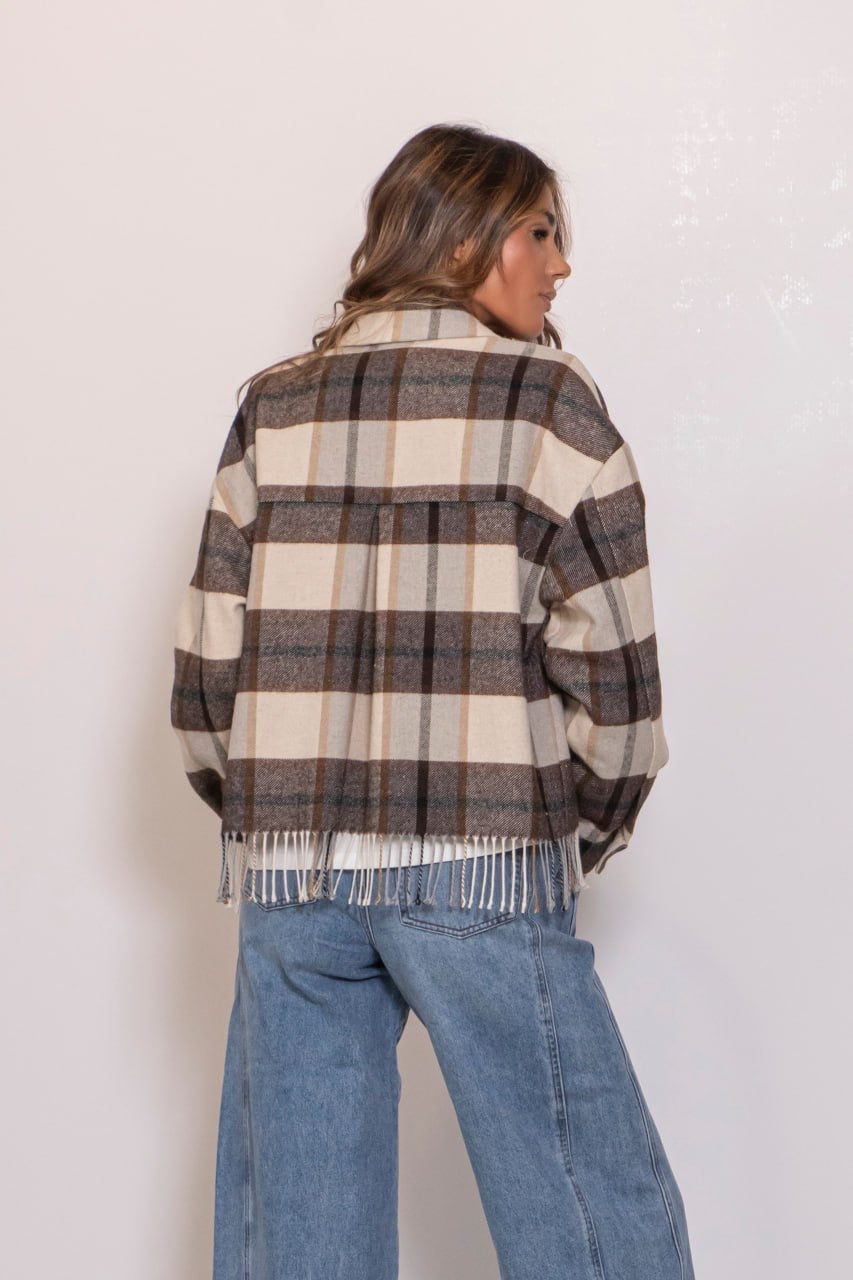 Camicia Quadri Frange