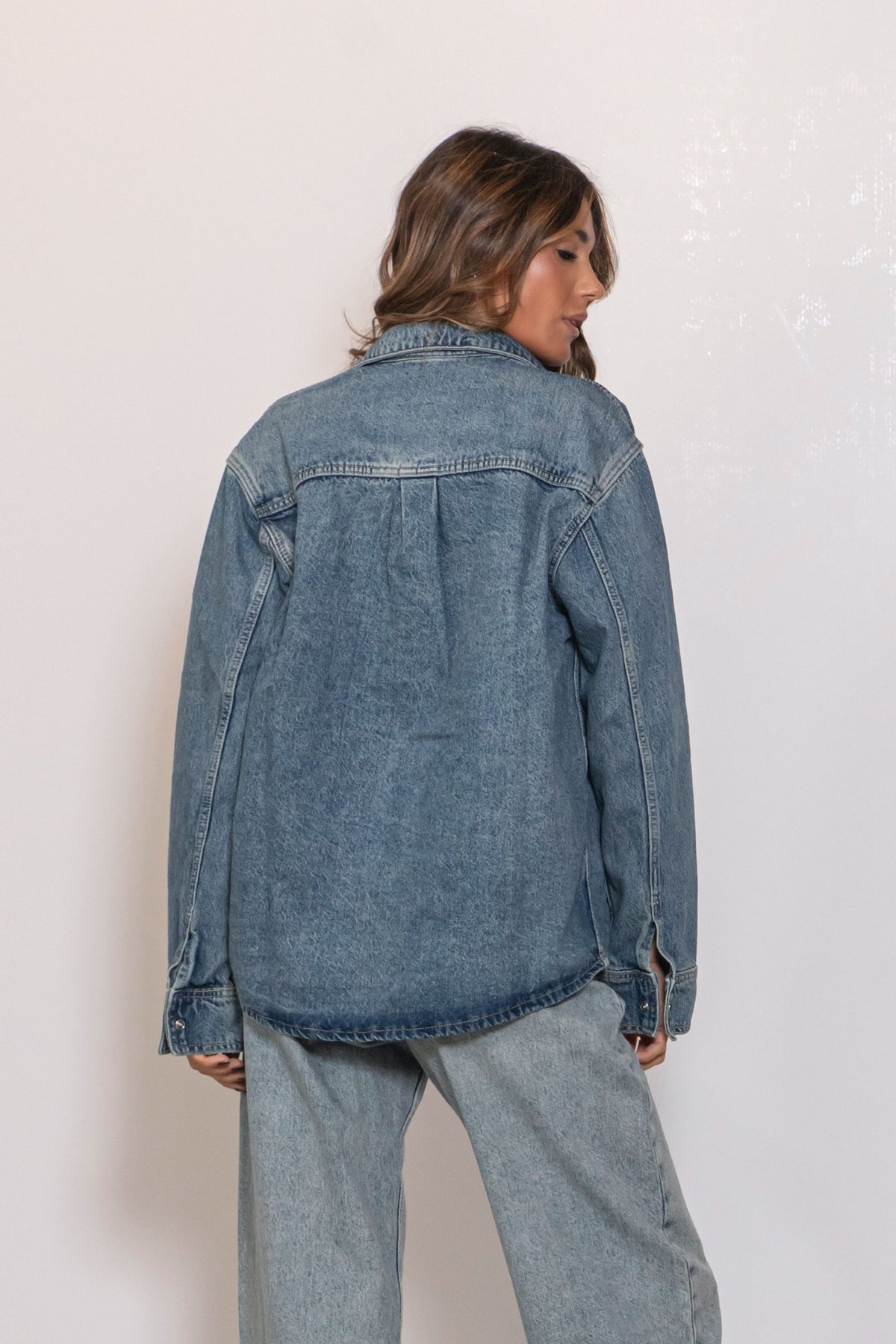 Wes Denim Shirt Drift Sky Retro