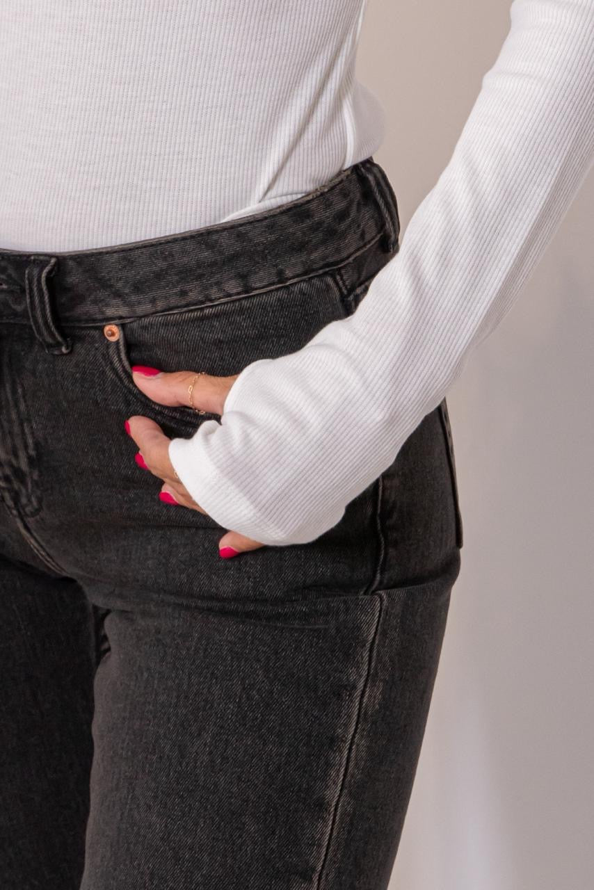 Preordine Maglia Basica A Manica Lunga In Tessuto Costine
