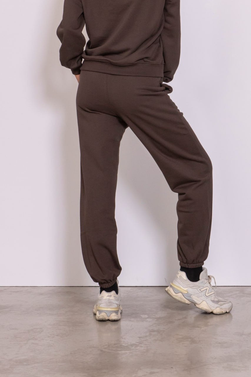 Pantalone in felpa con logo caffè