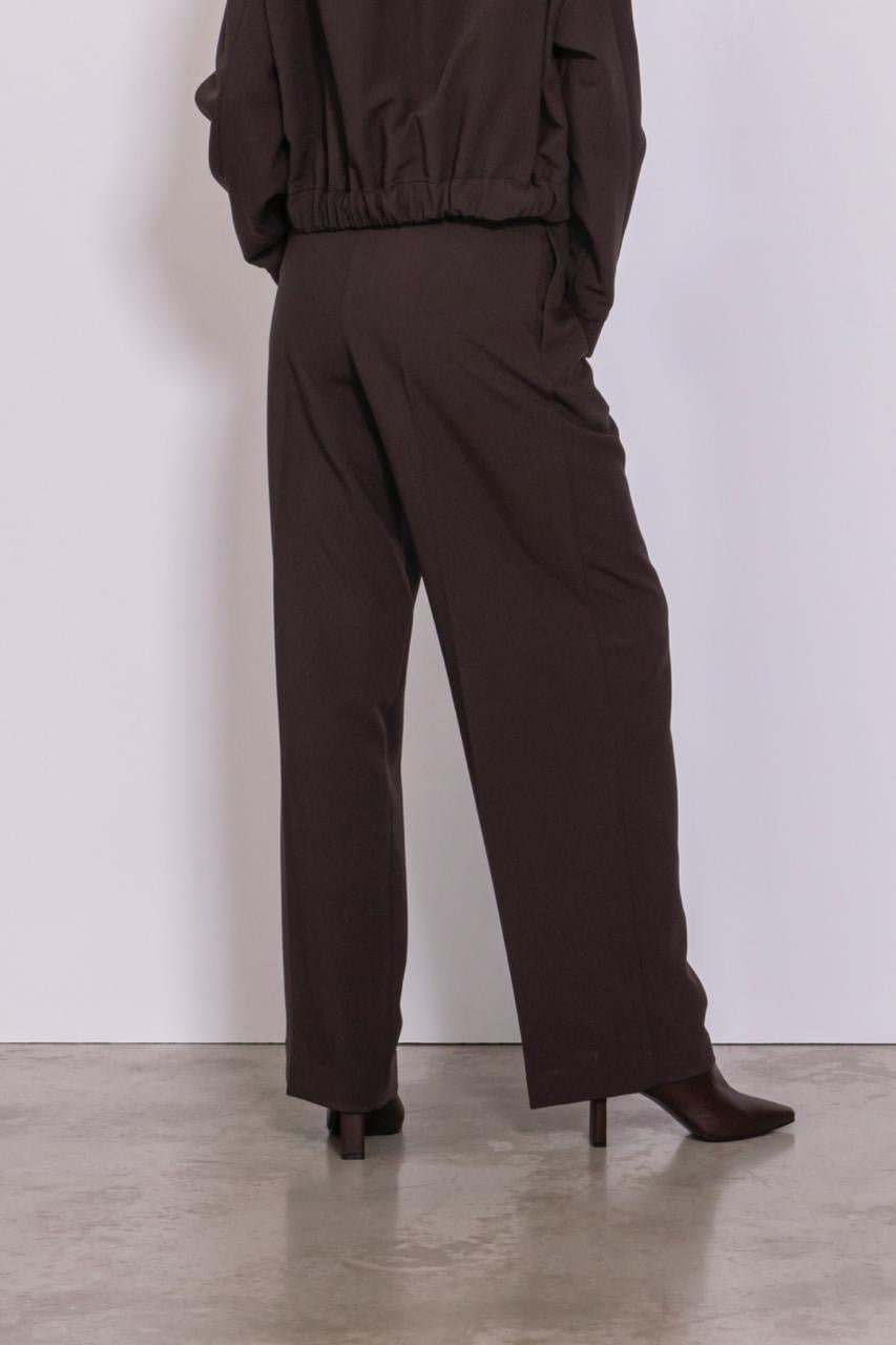Pantalone palazzo con pinces