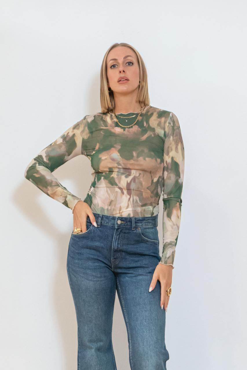 Kacey Mesh Top