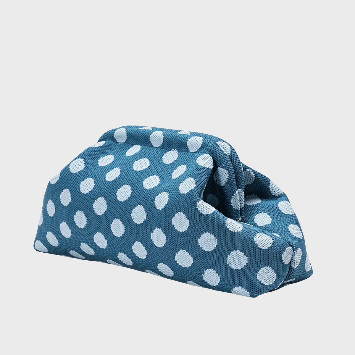 City Girl Pouch A Pois Blu/bianco