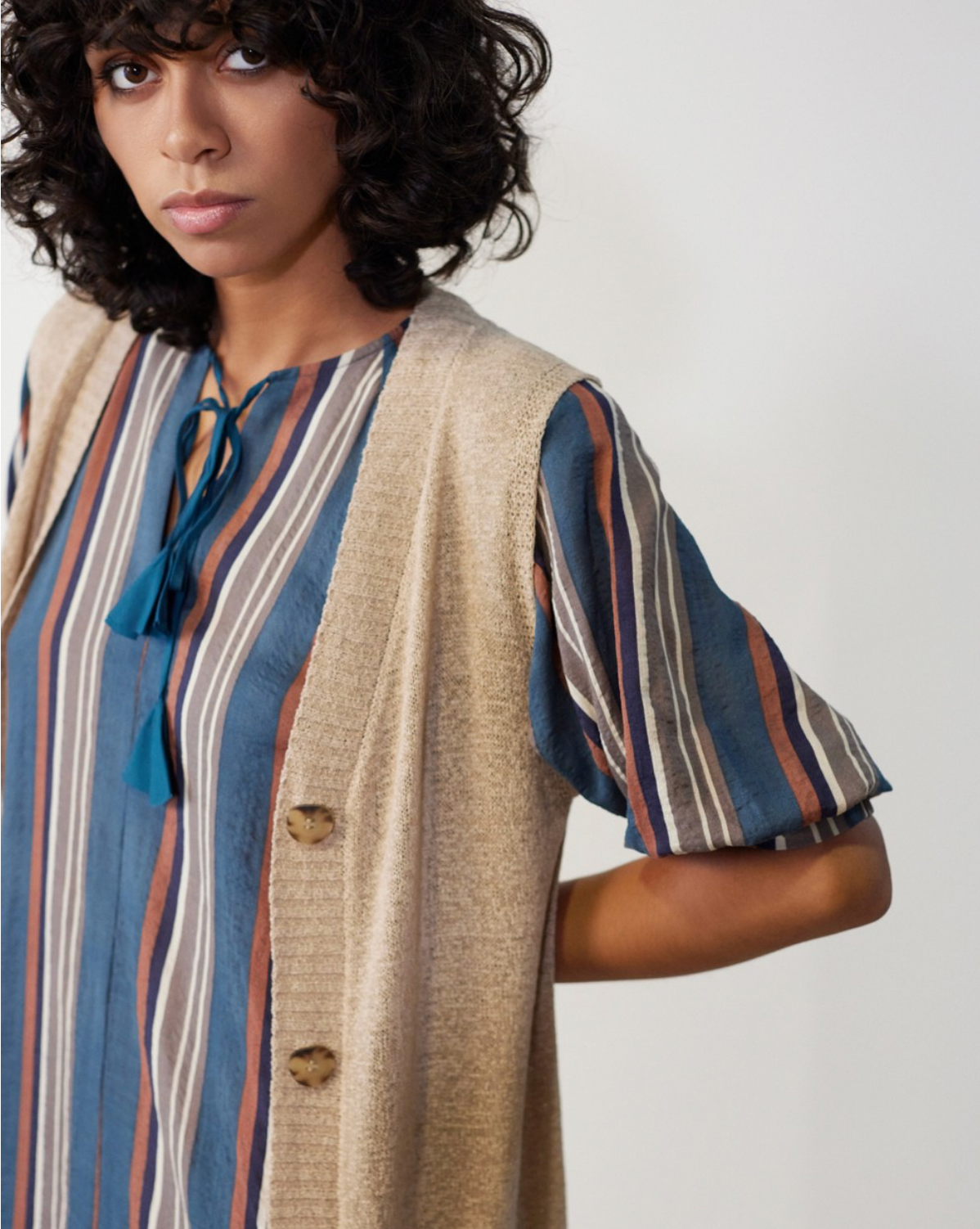 Midi Knitted Vest