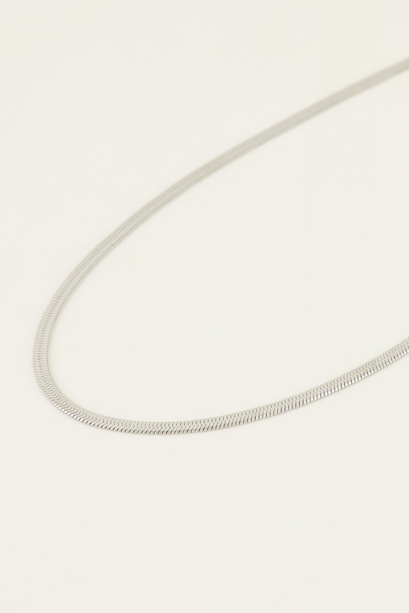 Collana Piatta Snake