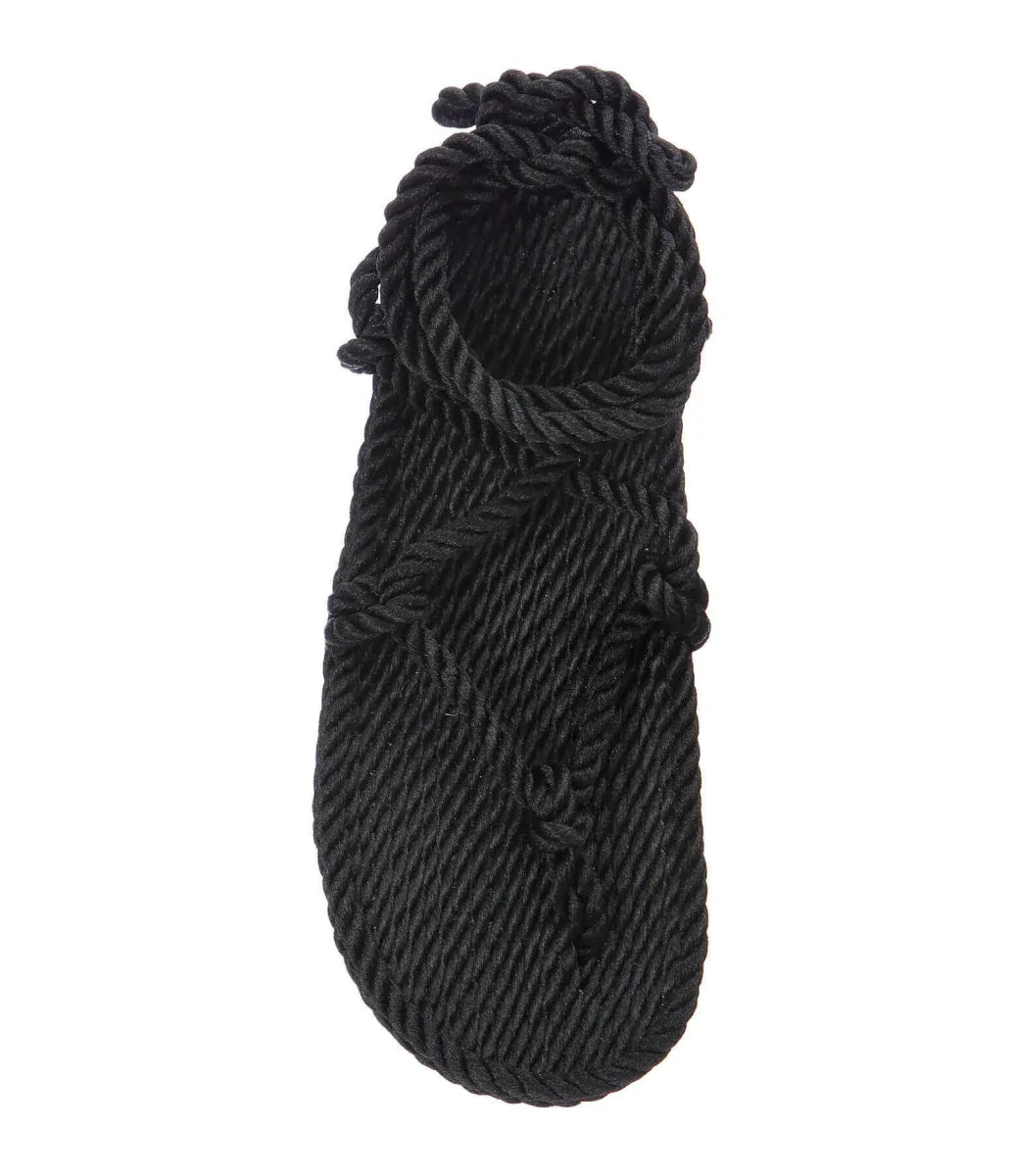 Sandali Romano In Corda Nero
