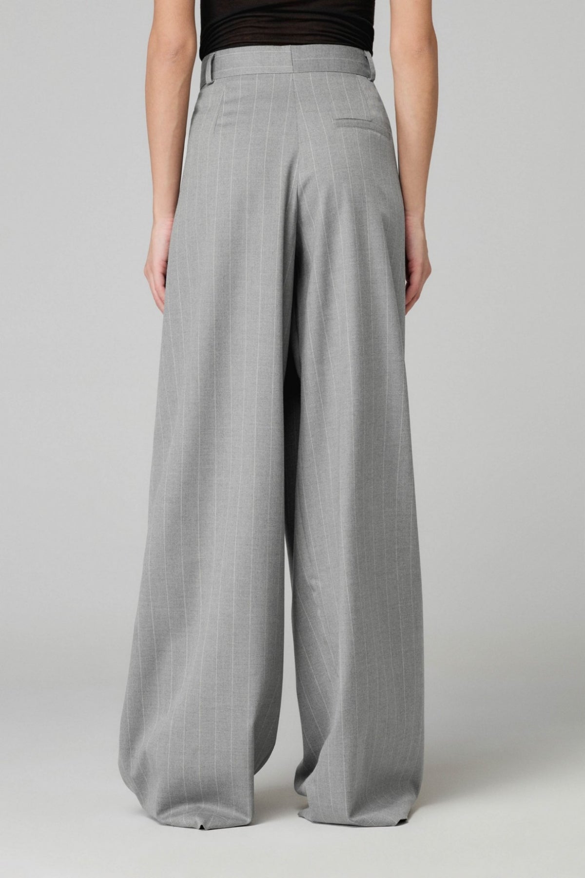 Ashton Pantalone Ampio Gessato