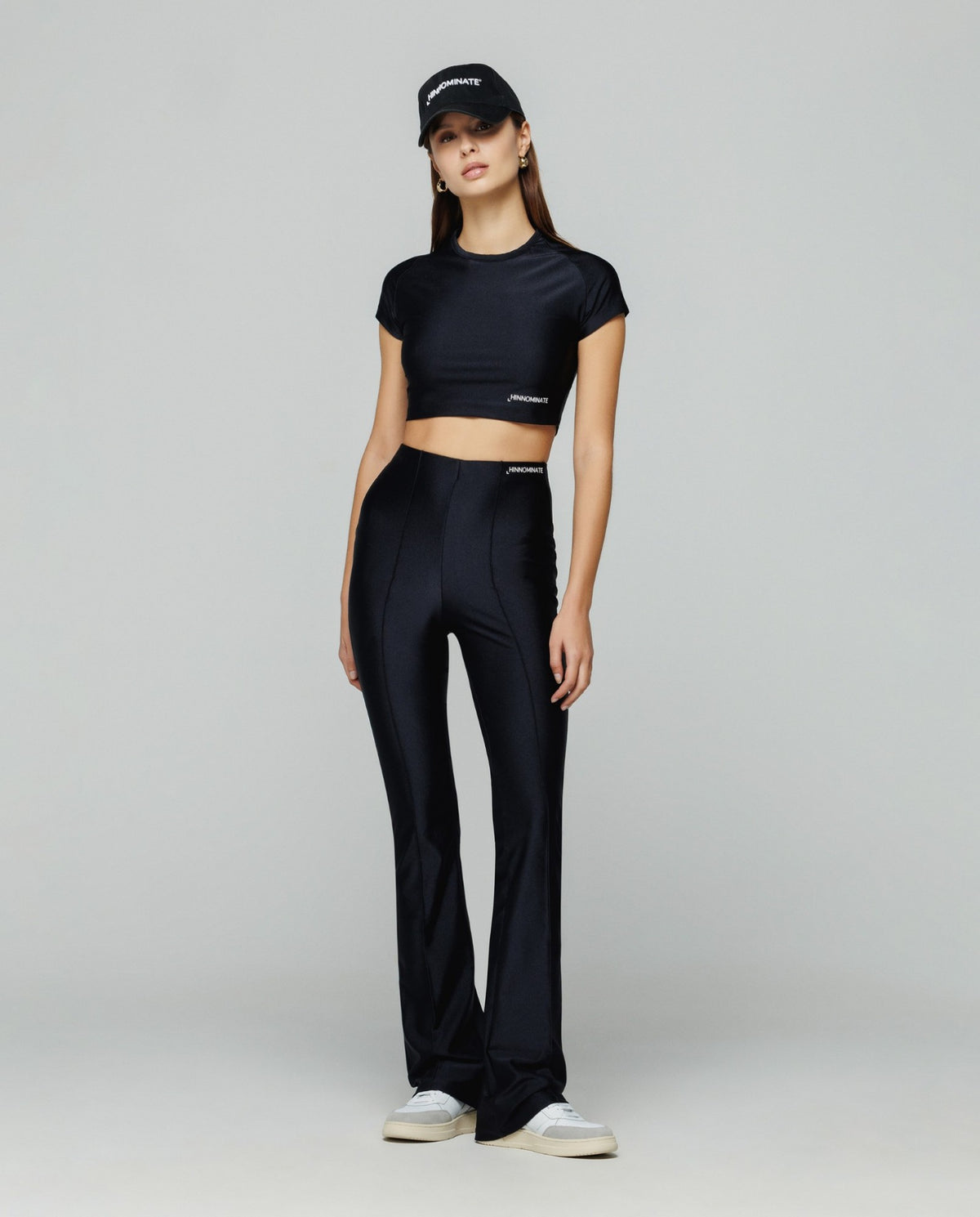 Top Raglan In Lycra Lucida A Mezza Manica