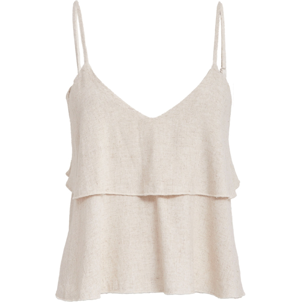 New Natalie Linen Strap Top