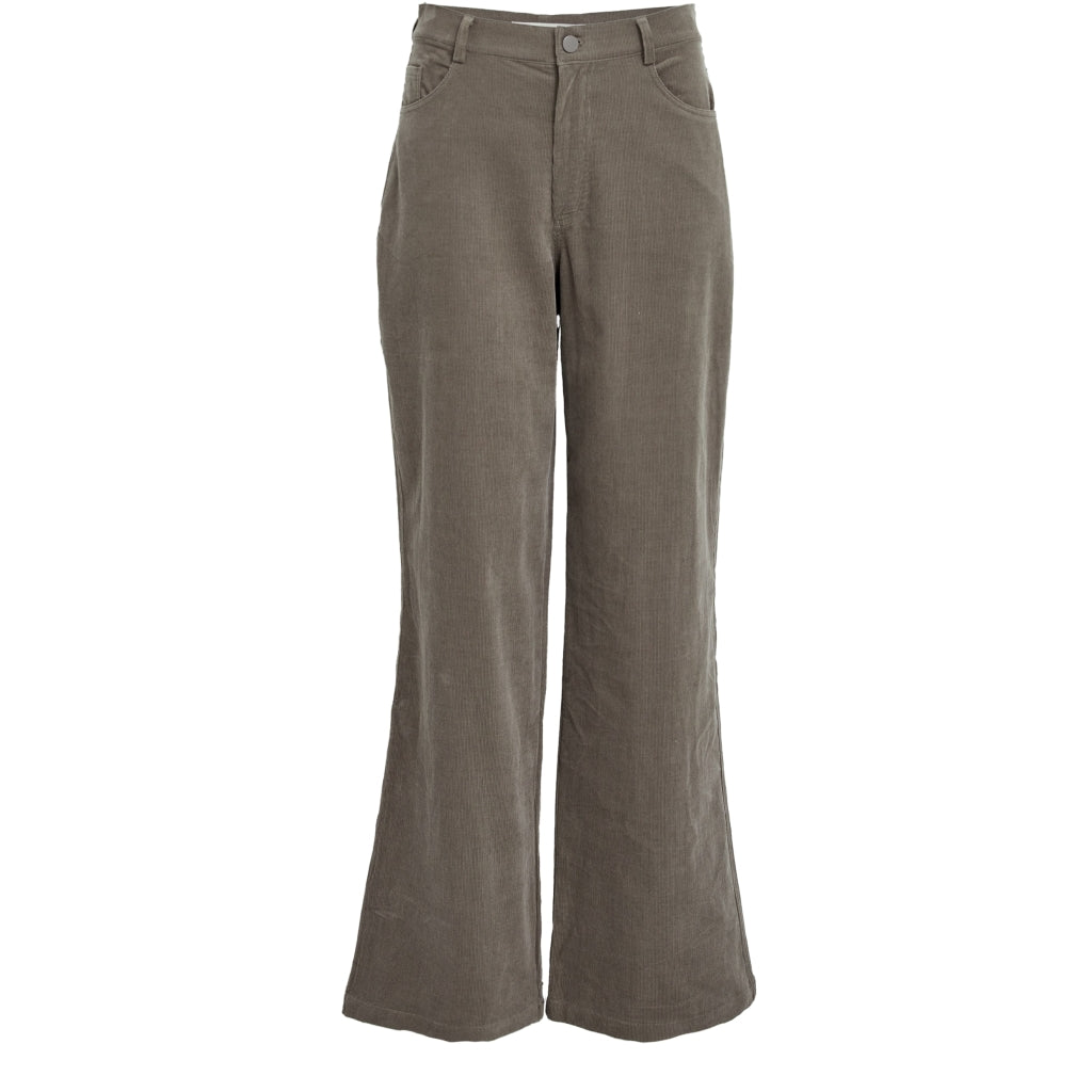 Jolene Corduroy Mid Waisted Pant Marrone