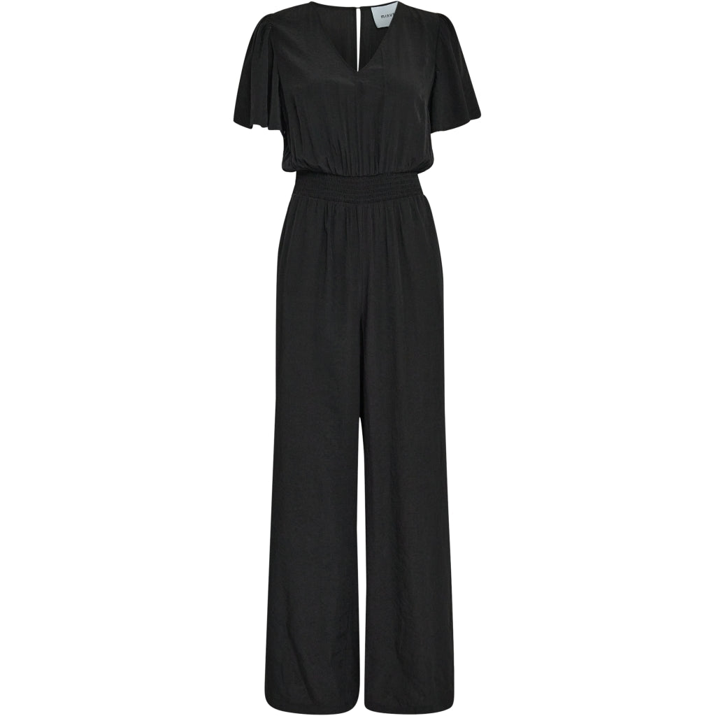 Ayame V-neck Hal Sleeve Jumpsuit
