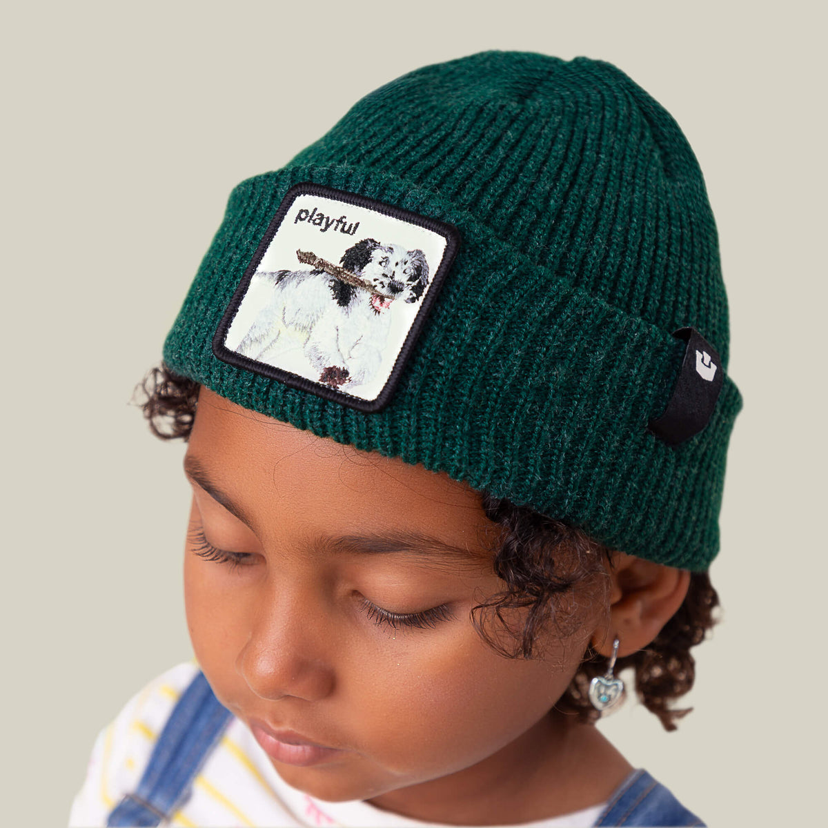 Beanie Costa Inglese Kids Playful Verde