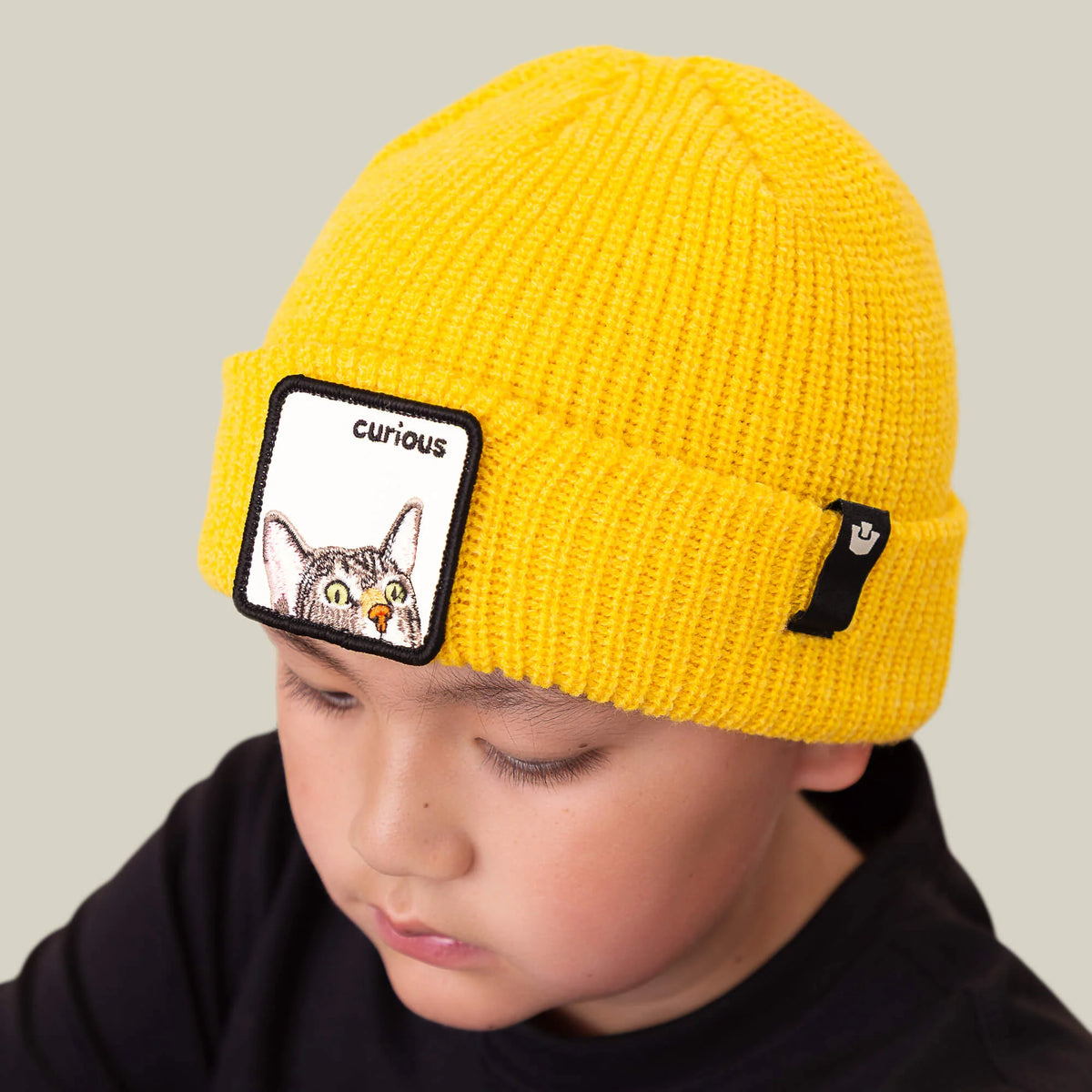 Beanie Costa Inglese Kids Curious Giallo