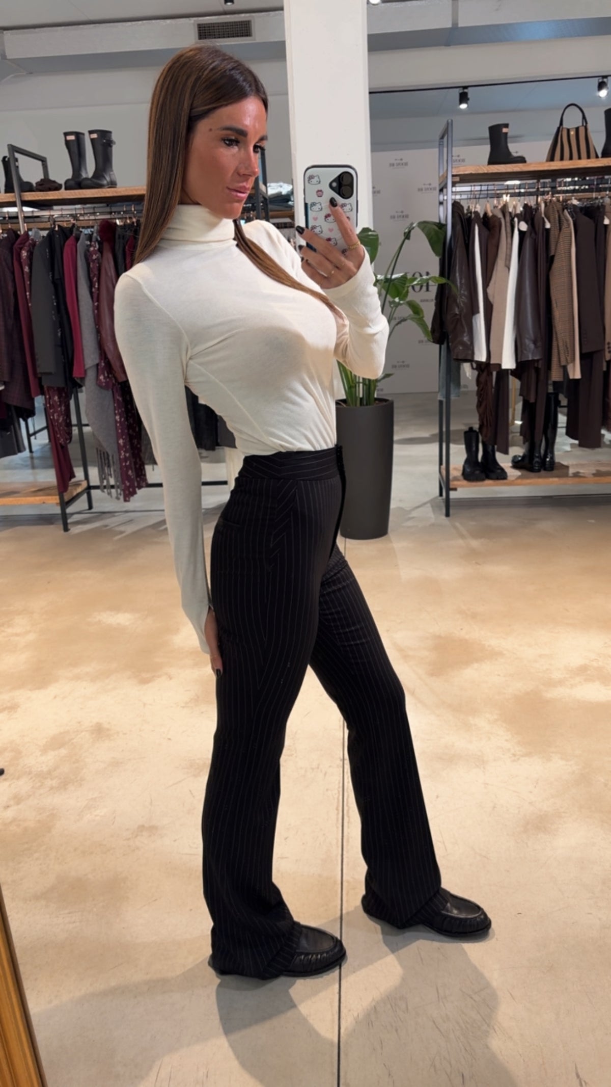 Flare Raye' black gessato