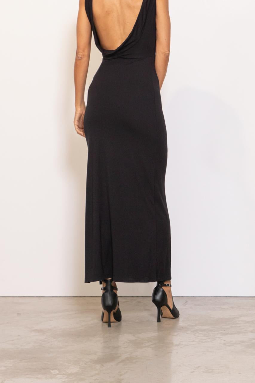 Dali Long Dress Nero
