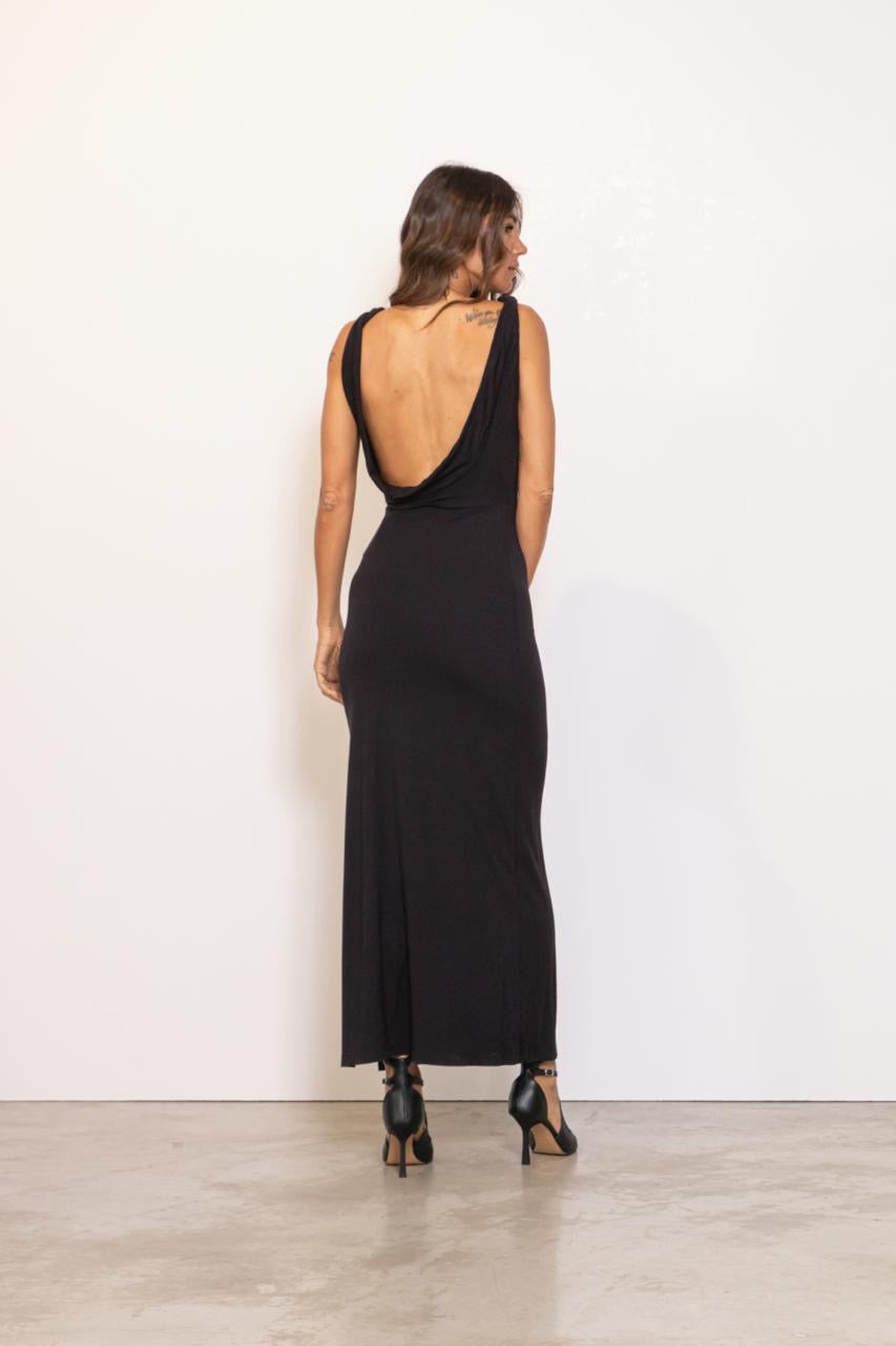 Dali Long Dress Nero