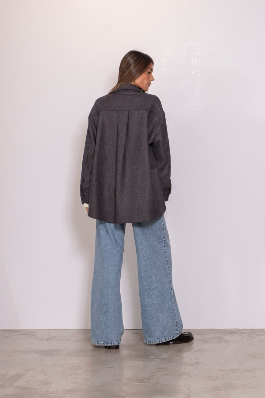 Camicia tasche applicate fantasia check
