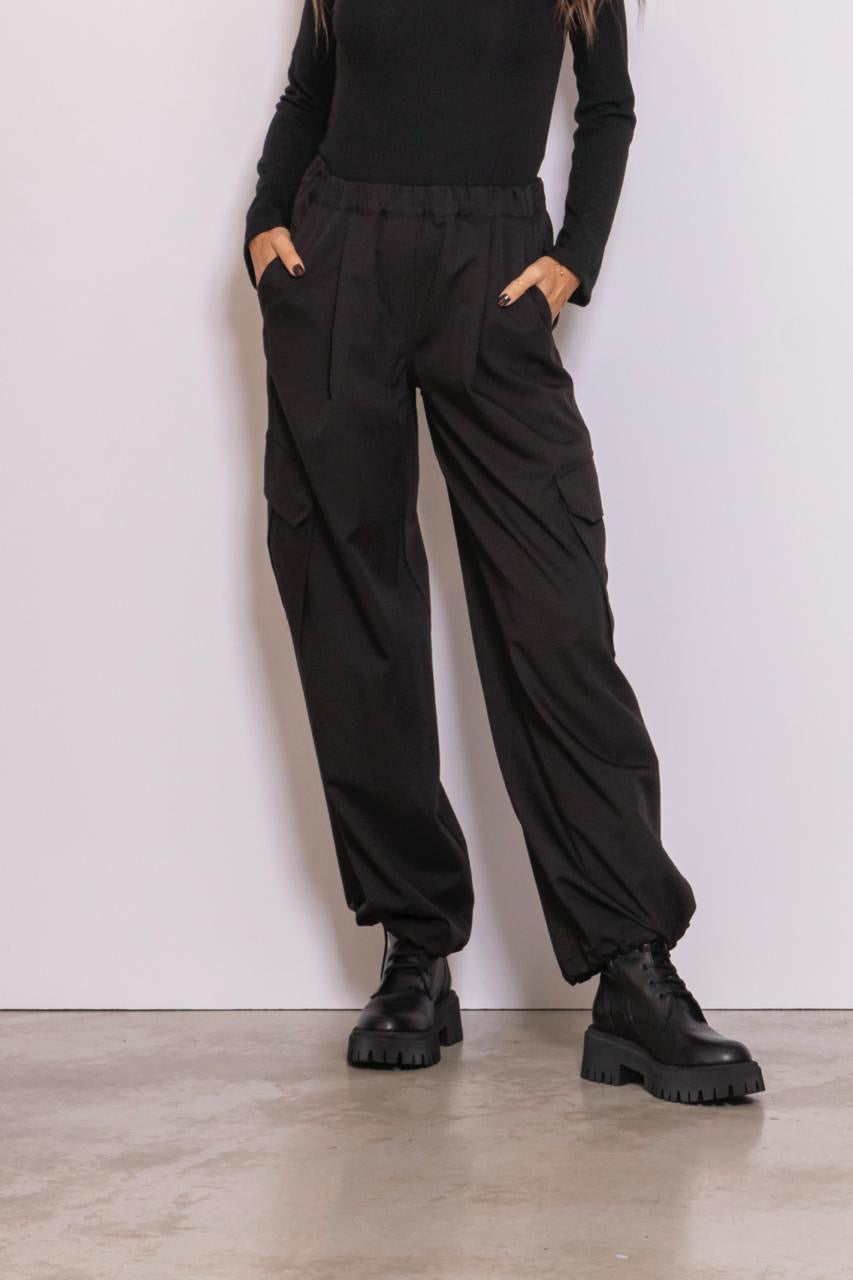 Pantalone Cargo Con Elastico