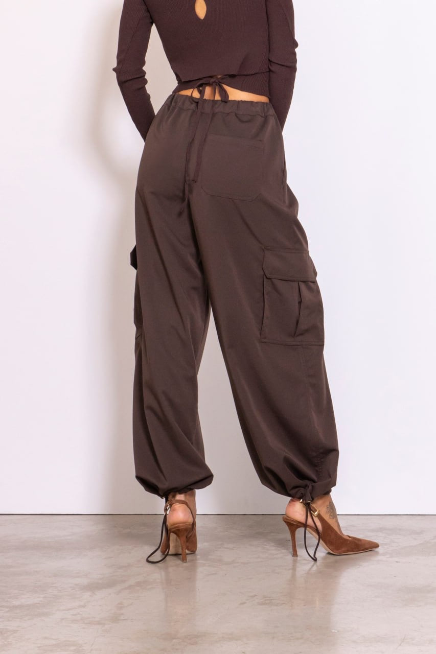Pantalone Cargo Con Elastico