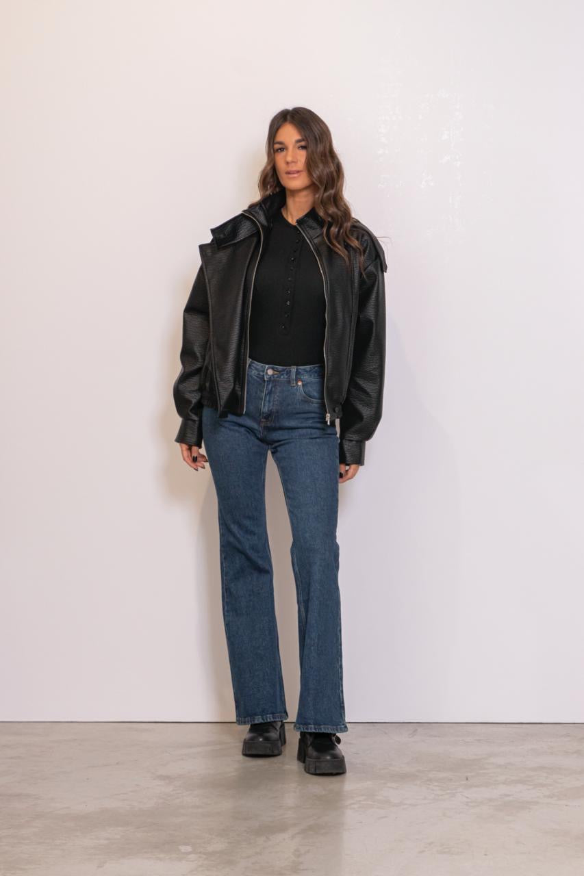 Elba Denim Jeans - Bay Dark Retro Vintage