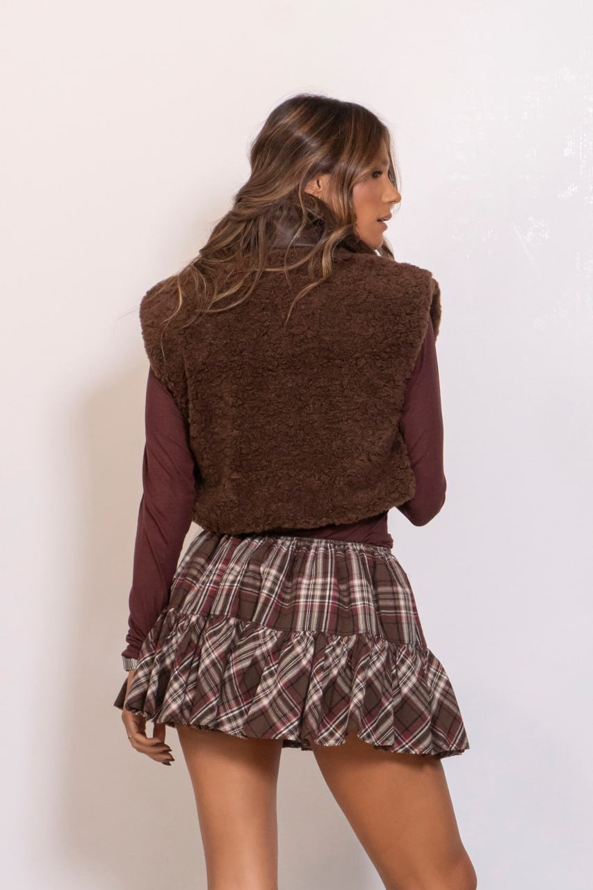 Dsparissa Faux Fur Vest