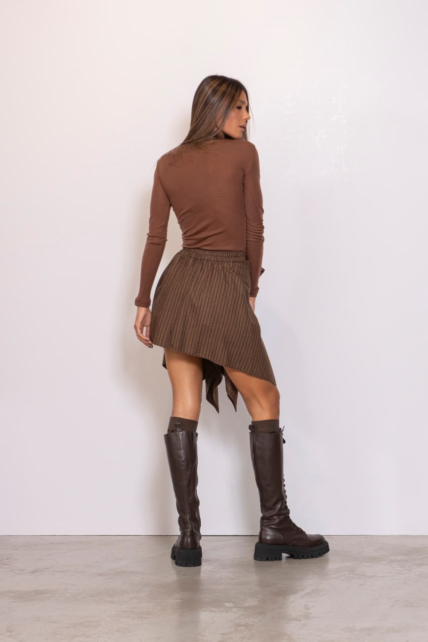 Cally Roll Neck Long Sleeve Top