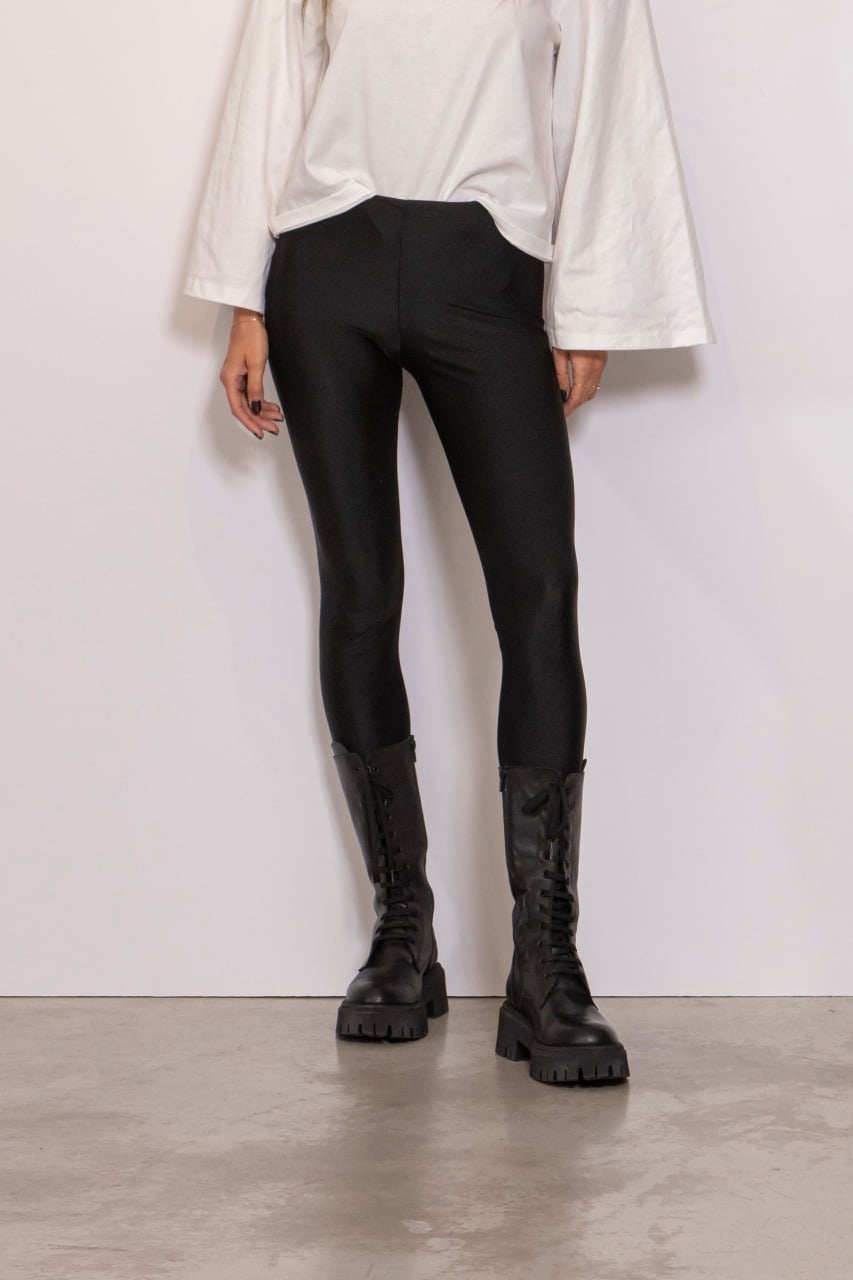 Preordine Leggings Effetto Lucido Aletta