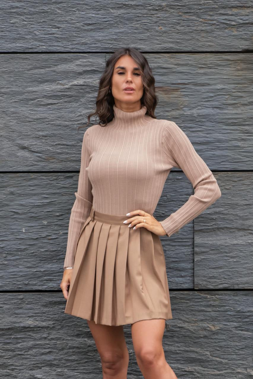 Dolcevita A Costine Beige