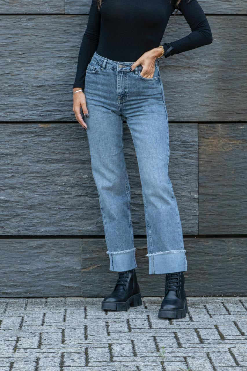 Nutoronto Jeans - Med. Blue Washed Denim