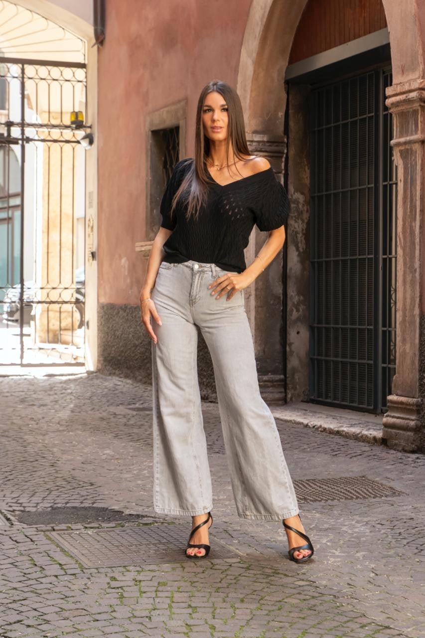 Jeans Wide Leg Slegato