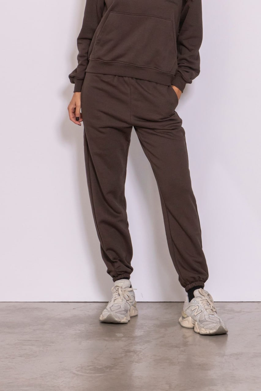 Pantalone in felpa con logo caffè