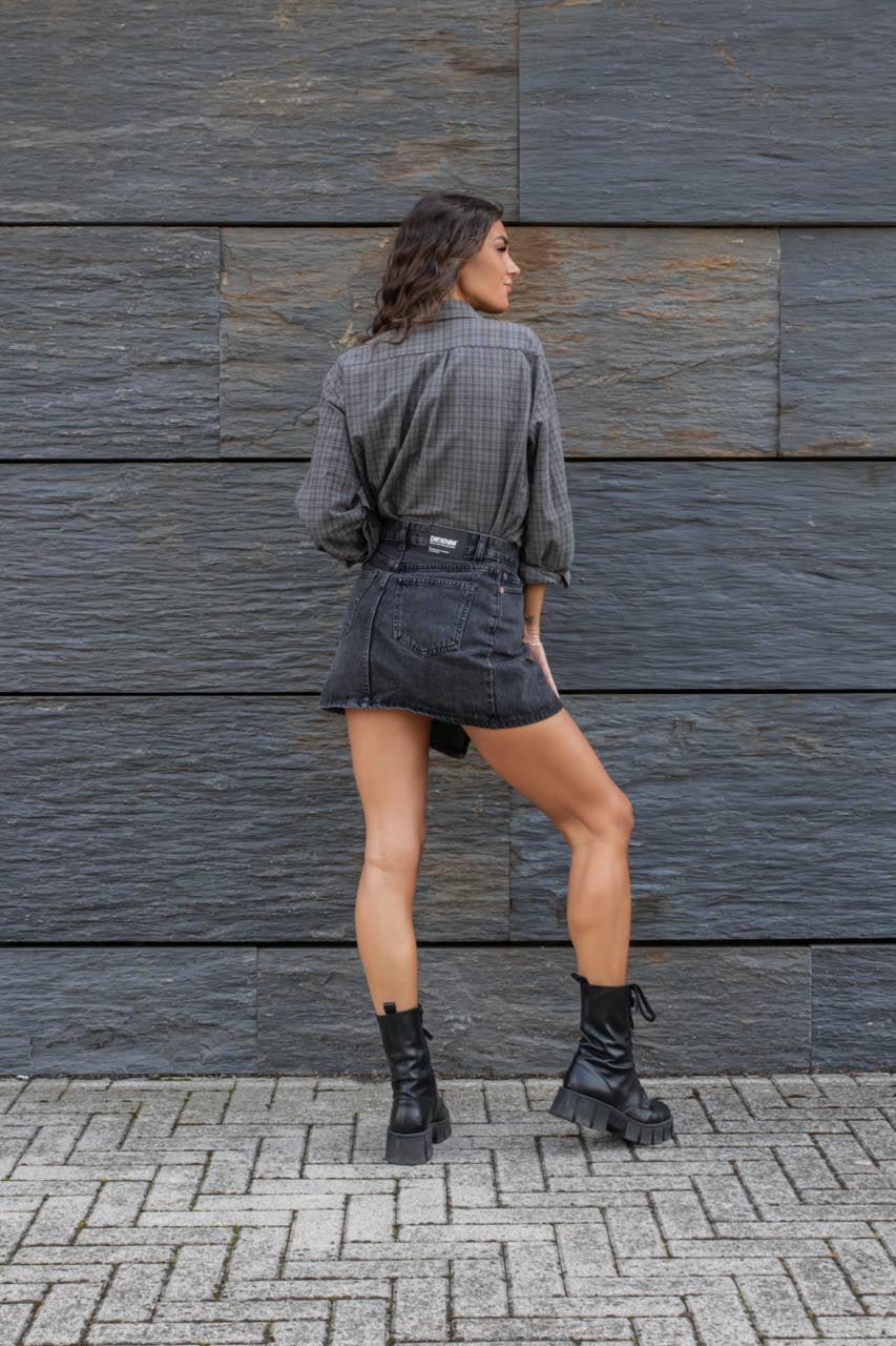 Renay Skirt Retro Black