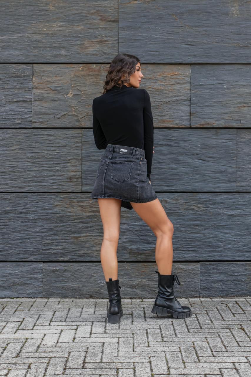 Renay Skirt Retro Black