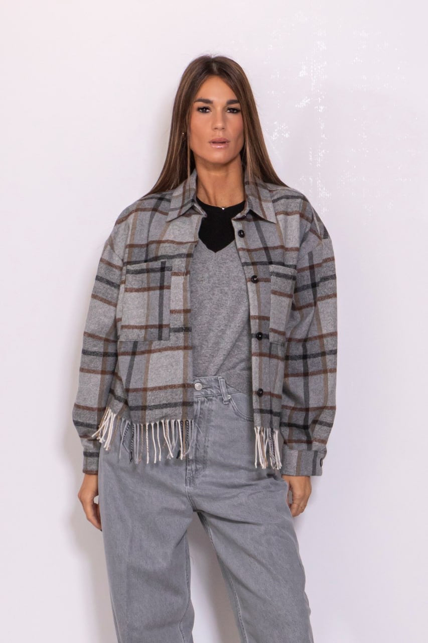Camicia Quadri Frange