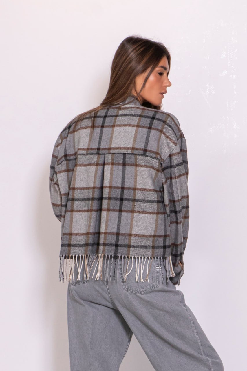 Camicia Quadri Frange